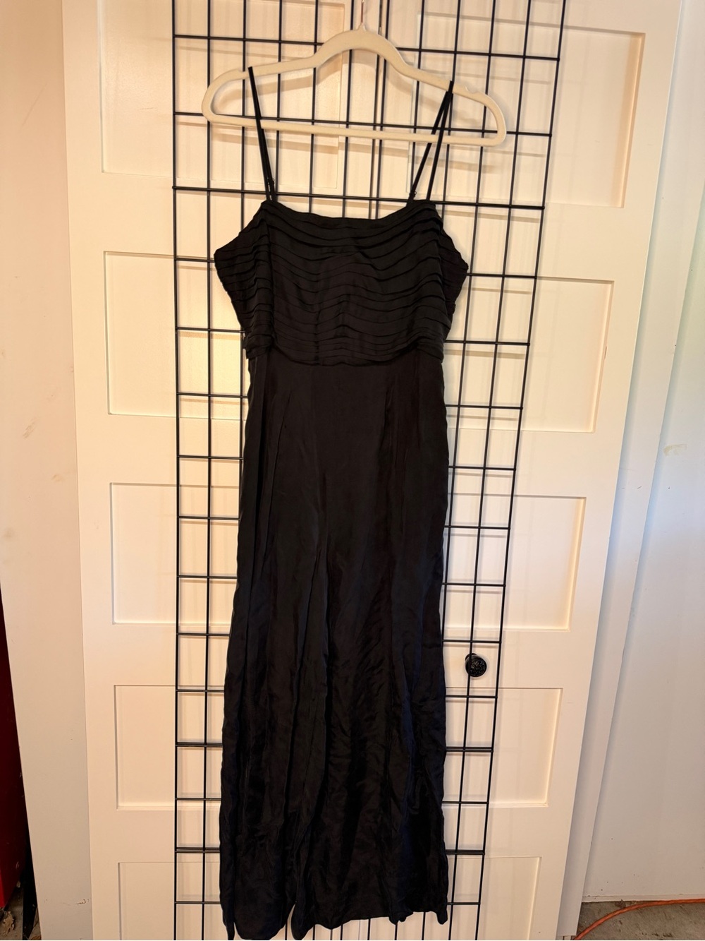Madewell Black Spaghetti-Strap Jumpsuit